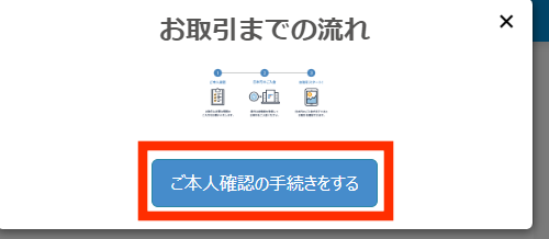 ビットフライヤーお取引までの流れ